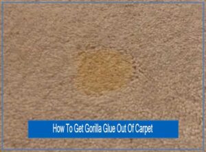 How To Get Gorilla Glue Out Of Carpet